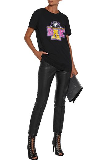 BALMAIN + Beyoncé bedrucktes T-Shirt aus Baumwoll-Jersey