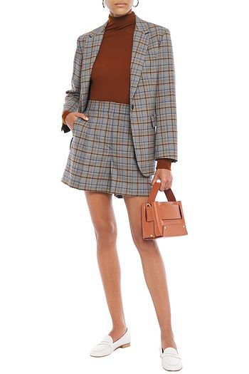 SANDRO Nori checked woven blazer