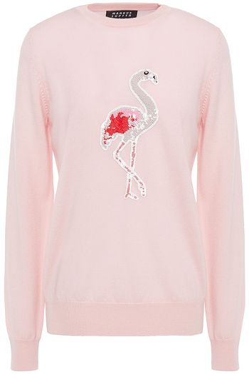 MARKUS LUPFER Mia sequin-embellished merino wool sweater