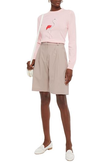 MARKUS LUPFER Mia sequin-embellished merino wool sweater