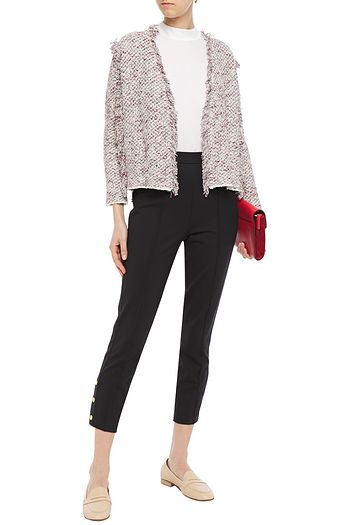 TORY BURCH Cropped jersey leggings
