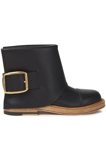 ALEXANDER MCQUEEN Ankle Boots aus Leder mit Schnalle