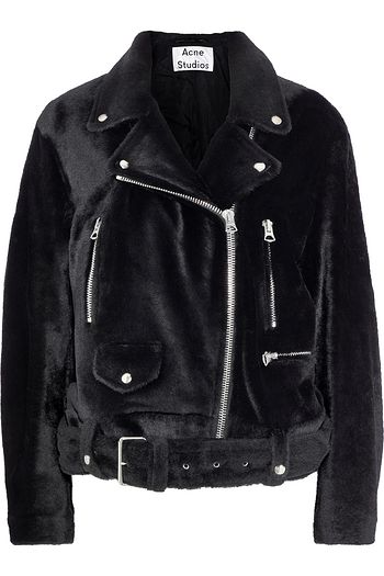 ACNE STUDIOS Merlyn shearling biker jacket