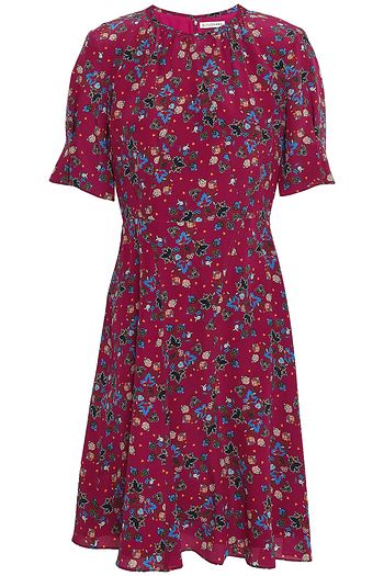 ALTUZARRA Floral-print silk crepe de chine mini dress