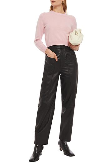 TIBI Cropped cashmere sweater