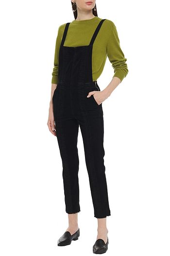 AG JEANS Cotton-blend corduroy overalls