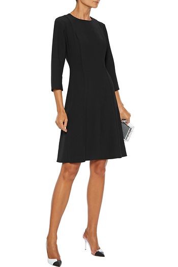 MIKAEL AGHAL Flared crepe dress
