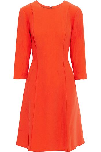MIKAEL AGHAL Flared crepe dress