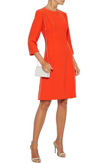 MIKAEL AGHAL Flared crepe dress