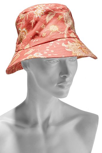 ZIMMERMANN Floral-print linen bucket hat
