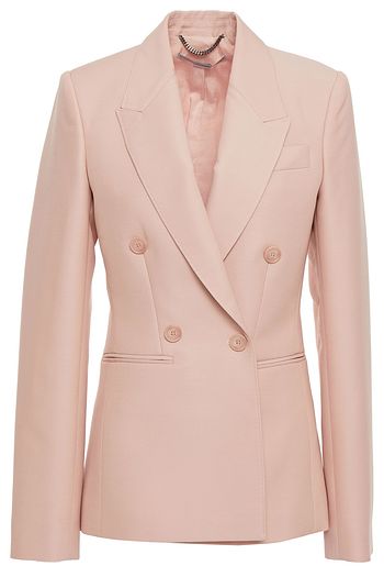 STELLA MCCARTNEY Double-breasted wool-blend crepe blazer