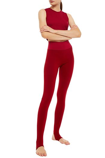 LIVE THE PROCESS Cropped cotton and cashmere-blend top