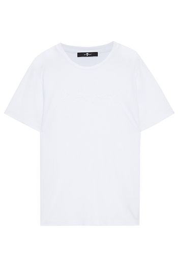 7 FOR ALL MANKIND Cotton and modal-blend jersey T-shirt