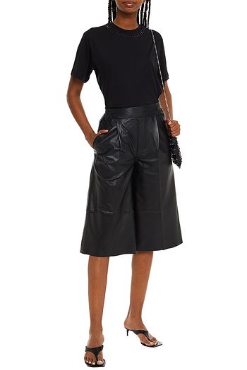 7 FOR ALL MANKIND Embellished cotton and modal-blend jersey T-shirt