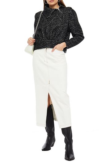 IRO Humea gerafftes Oberteil aus Bouclé
