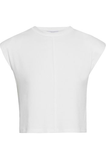 WALTER BAKER Alex cropped stretch-jersey top