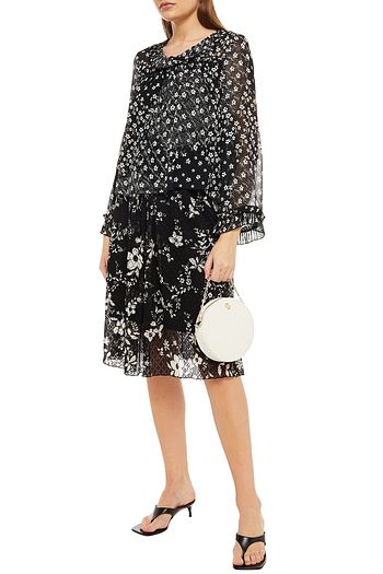 SEE BY CHLOÉ Ruffled floral-print georgette blouse