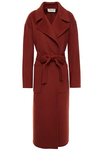 MICHAEL MICHAEL KORS Belted wool-blend felt coat