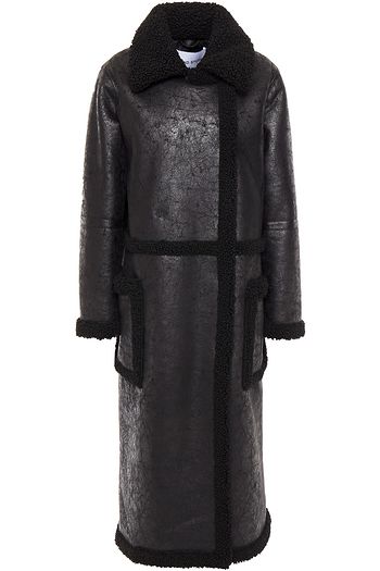 STAND STUDIO Adriana faux shearling coat