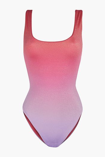 ONIA Rachel metallic dégradé swimsuit