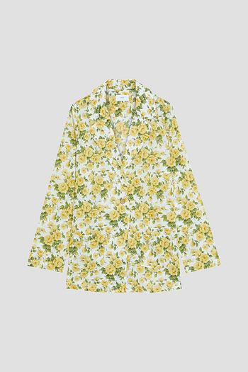 ONIA Beach floral-print cotton blazer