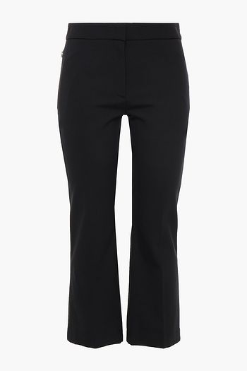 THEORY Cotton-blend crepe kick-flare pants