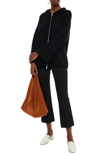 THEORY Cotton-blend crepe kick-flare pants