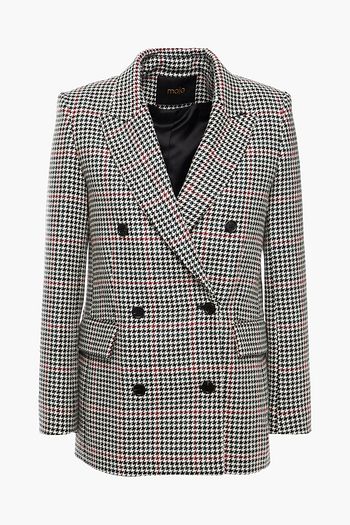 MAJE Blazer aus Webstoff mit Hahnentrittmuster