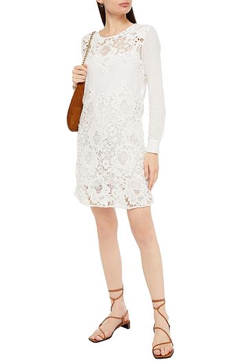 SEE BY CHLOÉ Crocheted cotton lace mini dress