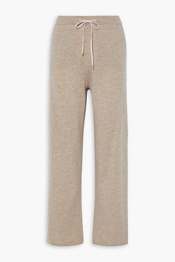 CHINTI & PARKER Mélange wool and cashmere-blend wide-leg pants
