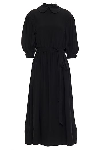 SIMONE ROCHA Belted silk crepe de chine midi dress