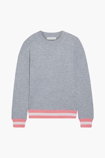 CHINTI & PARKER Striped wool and cashmere-blend sweater
