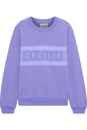 CECILIE COPENHAGEN Manila printed organic cotton-fleece sweatshirt