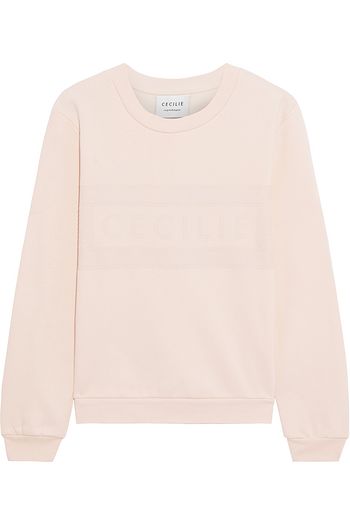 CECILIE COPENHAGEN Manila printed organic cotton-fleece sweatshirt