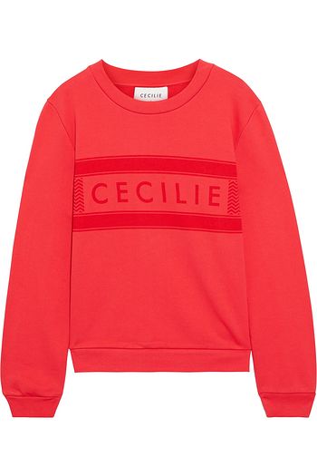 CECILIE COPENHAGEN Manila printed organic French cotton-terry sweatshirt