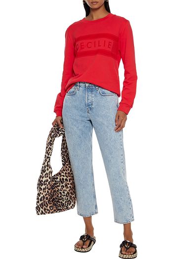 CECILIE COPENHAGEN Manila printed organic French cotton-terry sweatshirt
