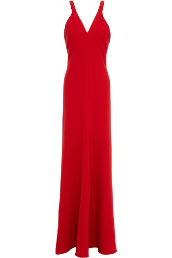 HALSTON Ginger crepe gown