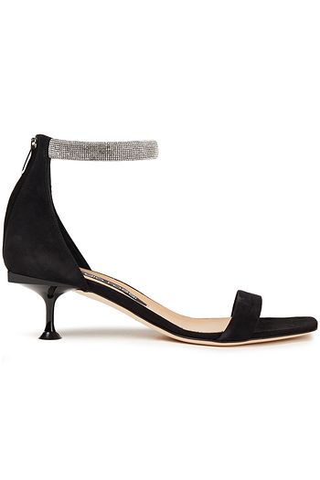 SERGIO ROSSI Sandalen aus Veloursleder