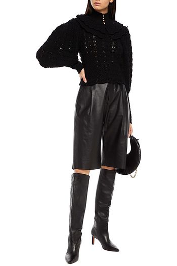 ZIMMERMANN Scalloped merino wool sweater