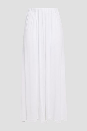 TOTÊME Amelia gathered stretch-jersey midi skirt