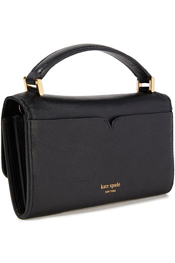 KATE SPADE NEW YORK Portemonnaie aus strukturiertem Leder mit Logoverzierung