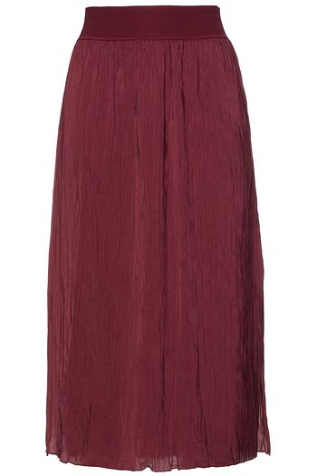 THEORY Crinkled jersey midi skirt
