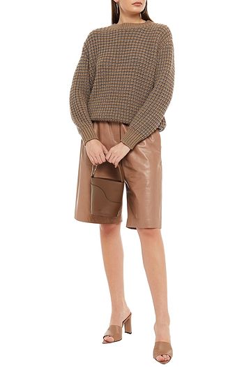 BRUNELLO CUCINELLI Pullover aus Rippstrick mit Metallic-Effekt