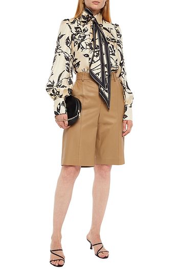 ZIMMERMANN Schluppenbluse aus Seiden-Twill mit Print