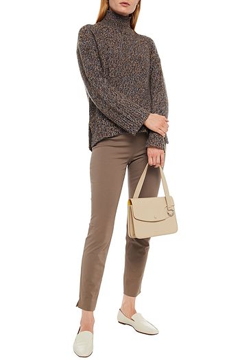 THEORY Marled cashmere turtleneck sweater
