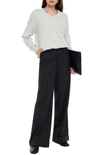 BRUNELLO CUCINELLI Bead-embellished cashmere sweater