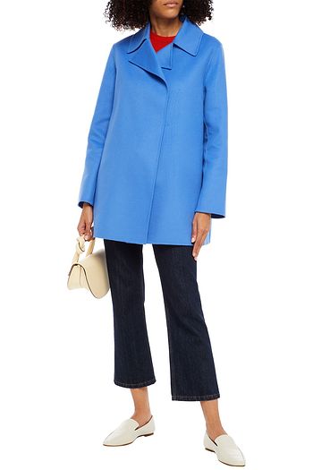 THEORY Brushed wool and cashmere-blend felt coat
