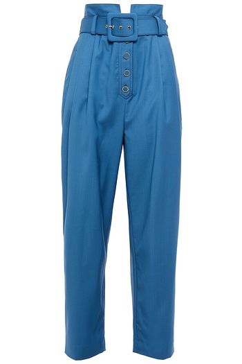 ZIMMERMANN Karottenhose aus Wolle mit Gürtel