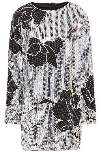 DODO BAR OR Embellished crepon mini dress