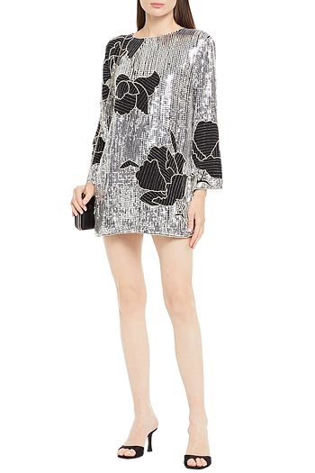 DODO BAR OR Embellished crepon mini dress